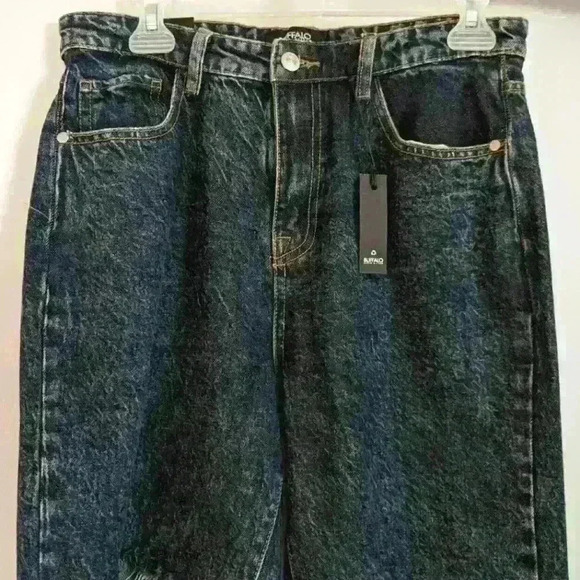 BUFFALO | David Bitton Distressed Officer Blue Kristi Mom Jeans Various… - Picture 3 of 4